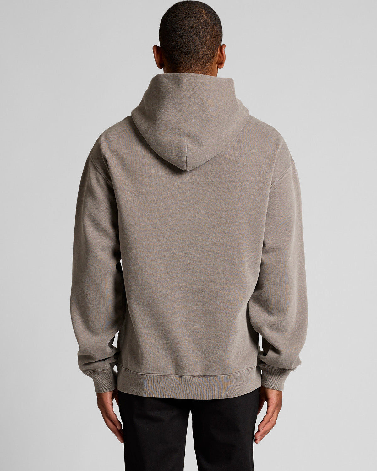 Felpa cappuccio relaxed heavy faded uomo