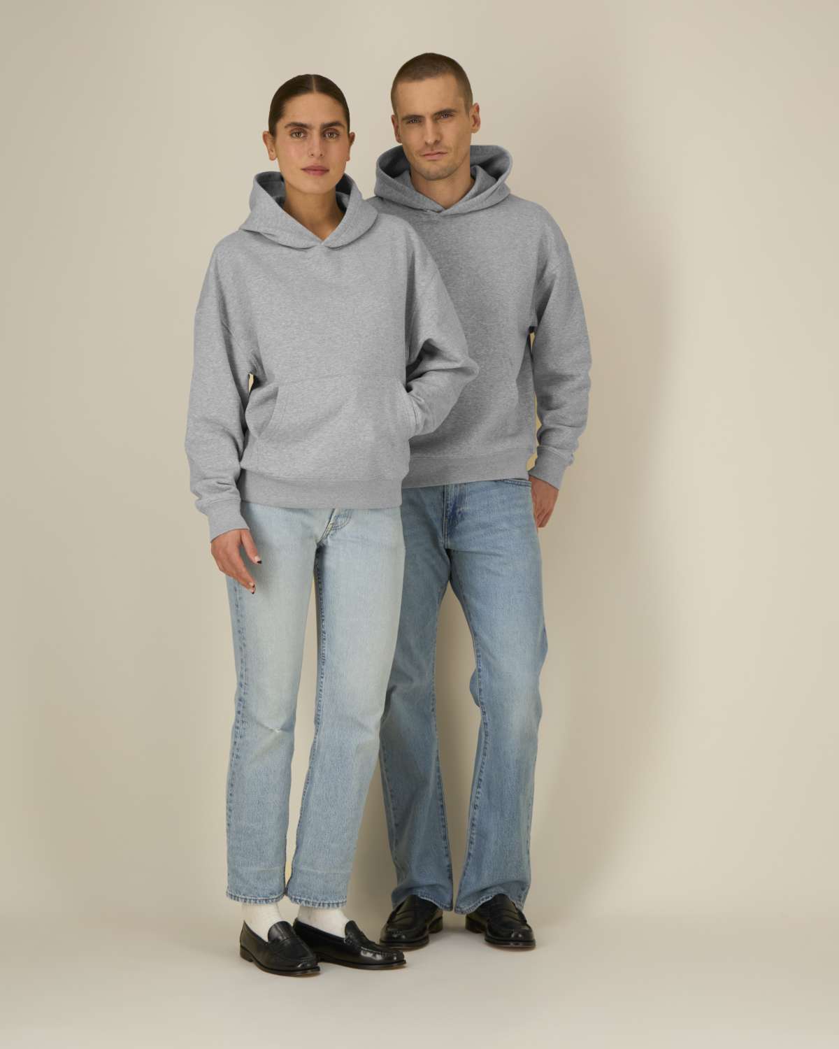 Felpa cappuccio boxy fit