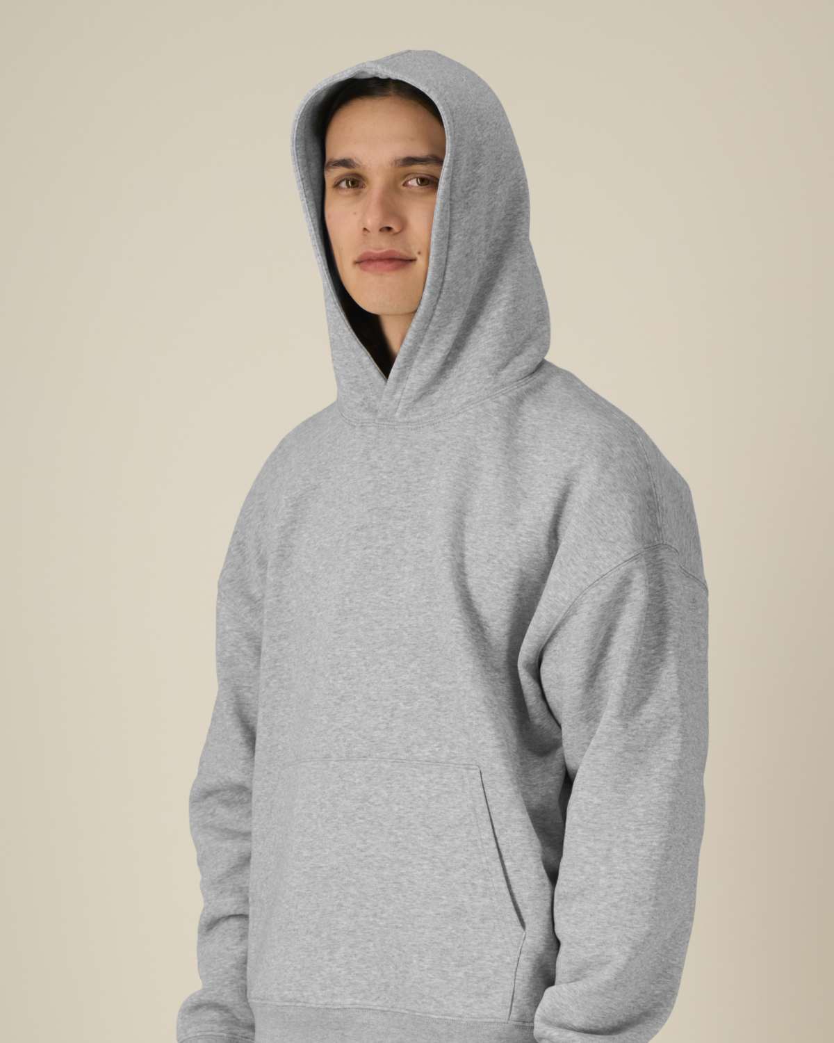 Felpa cappuccio boxy fit