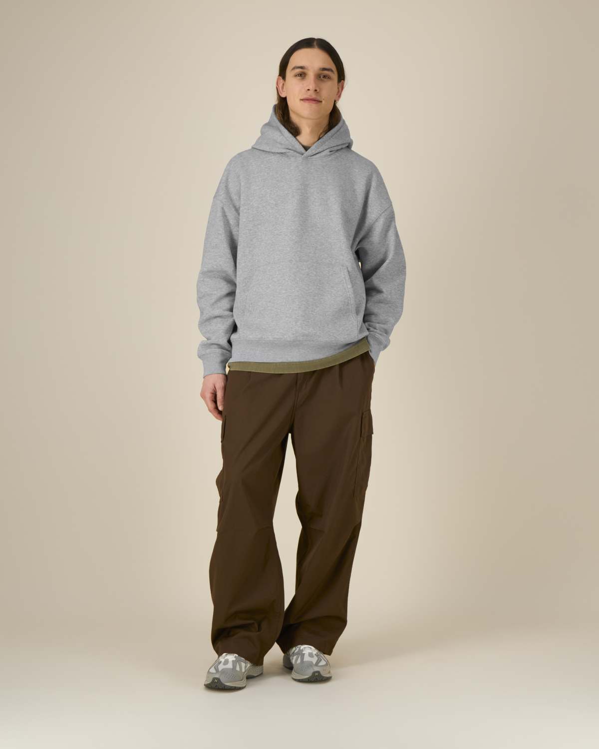 Felpa cappuccio boxy fit