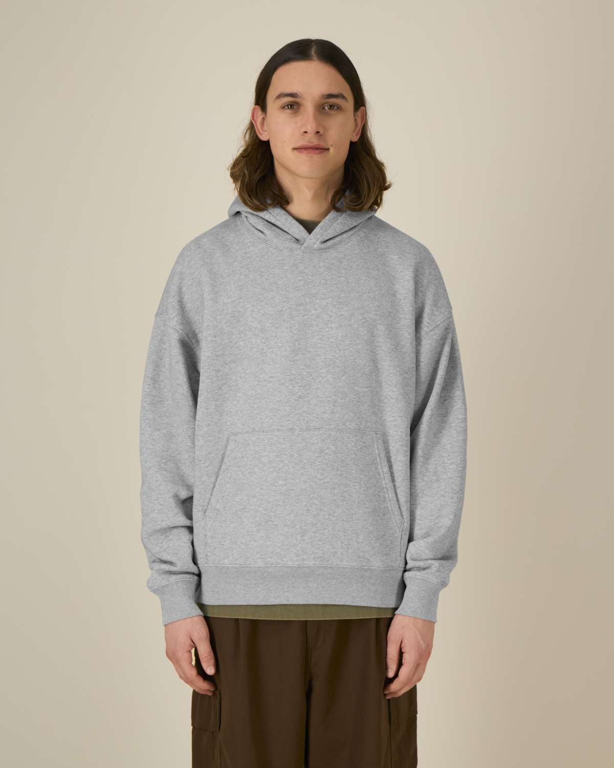 Felpa cappuccio boxy fit