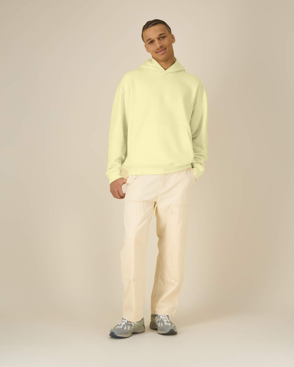 Felpa cappuccio boxy fit