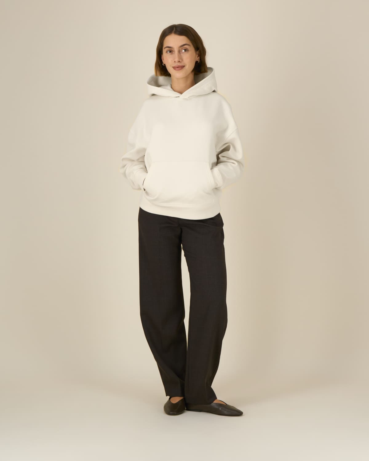 Felpa cappuccio boxy fit