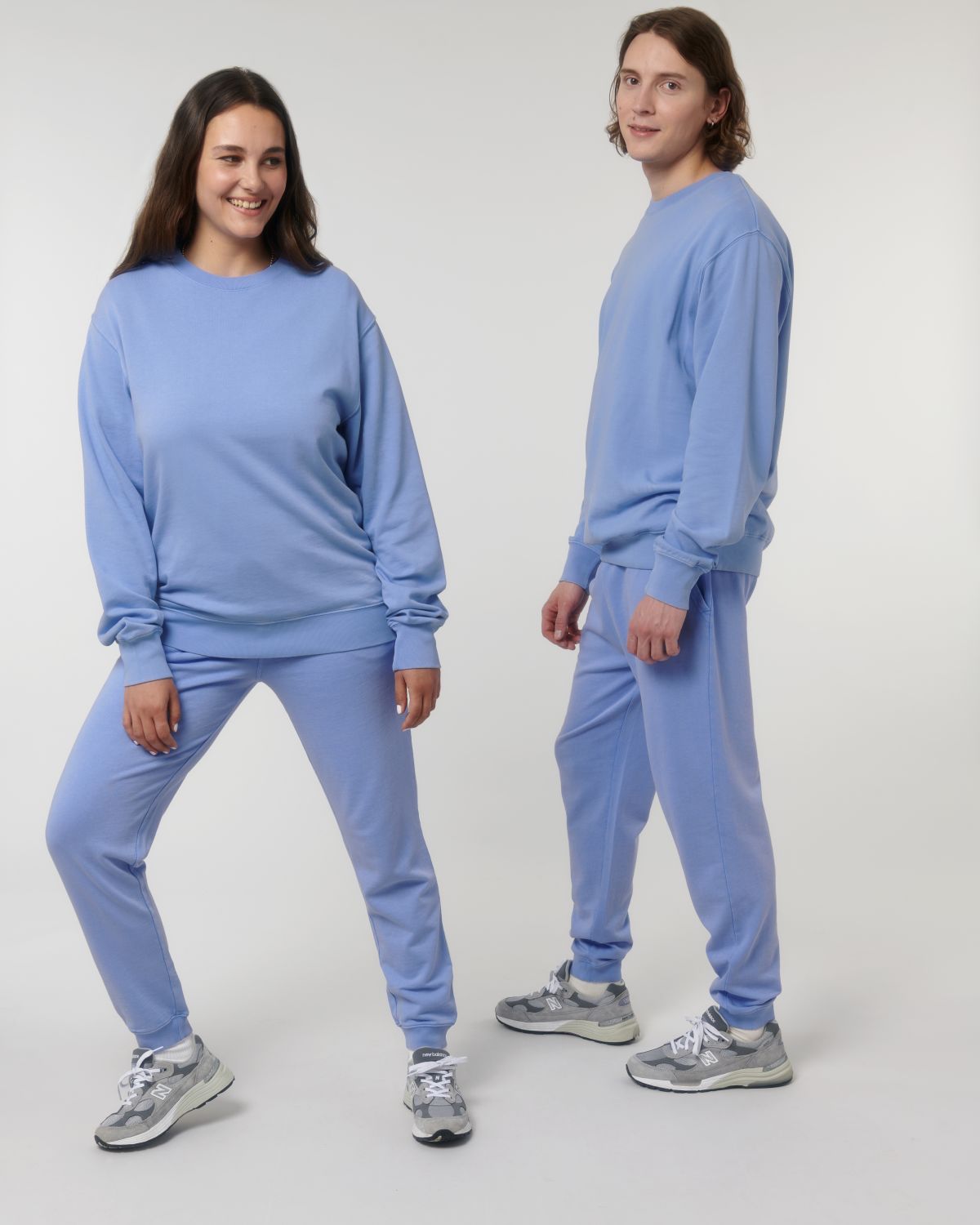 Felpa girocollo leggera vintage Unisex