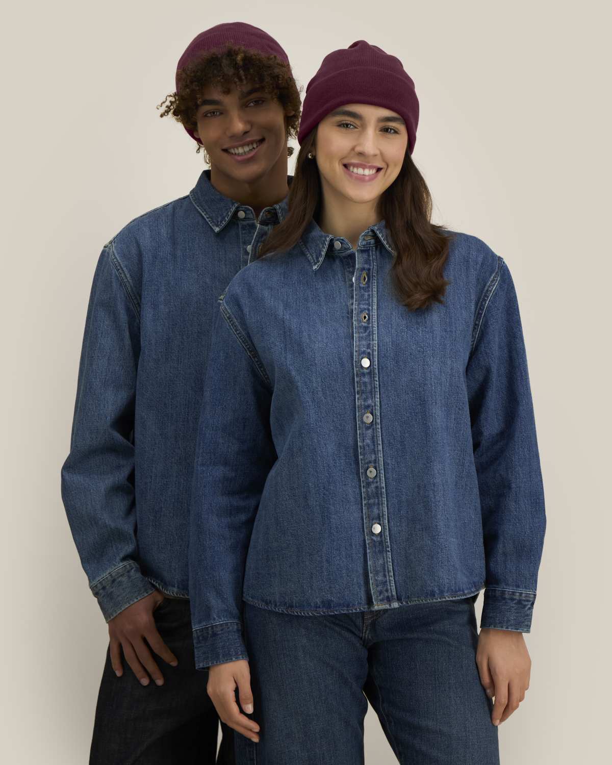 Beanie in maglia jersey