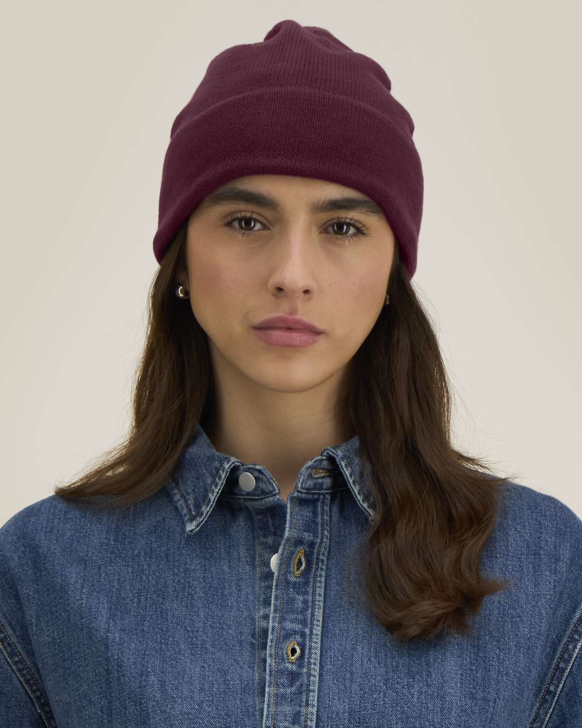 Beanie in maglia jersey