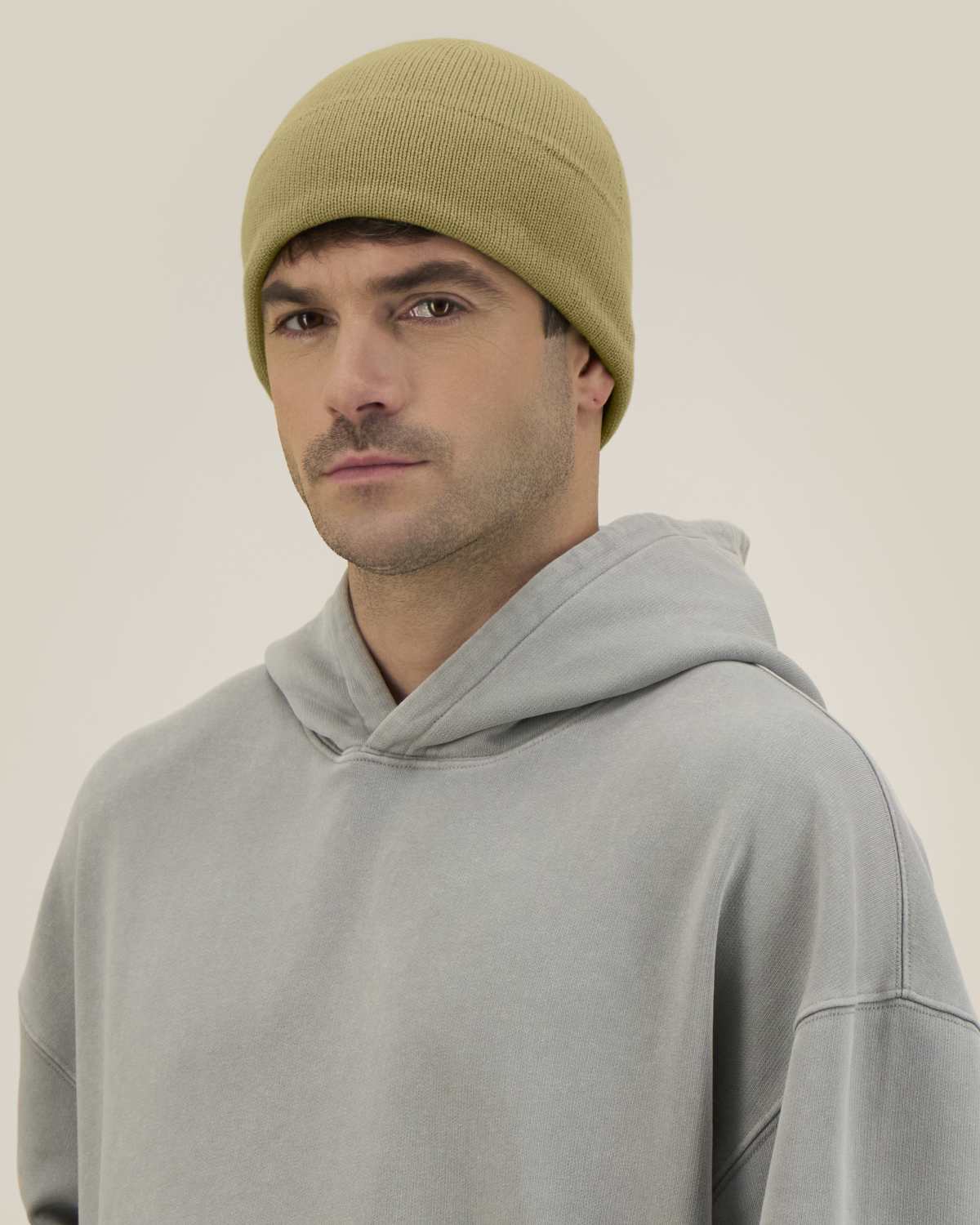 Beanie in maglia jersey