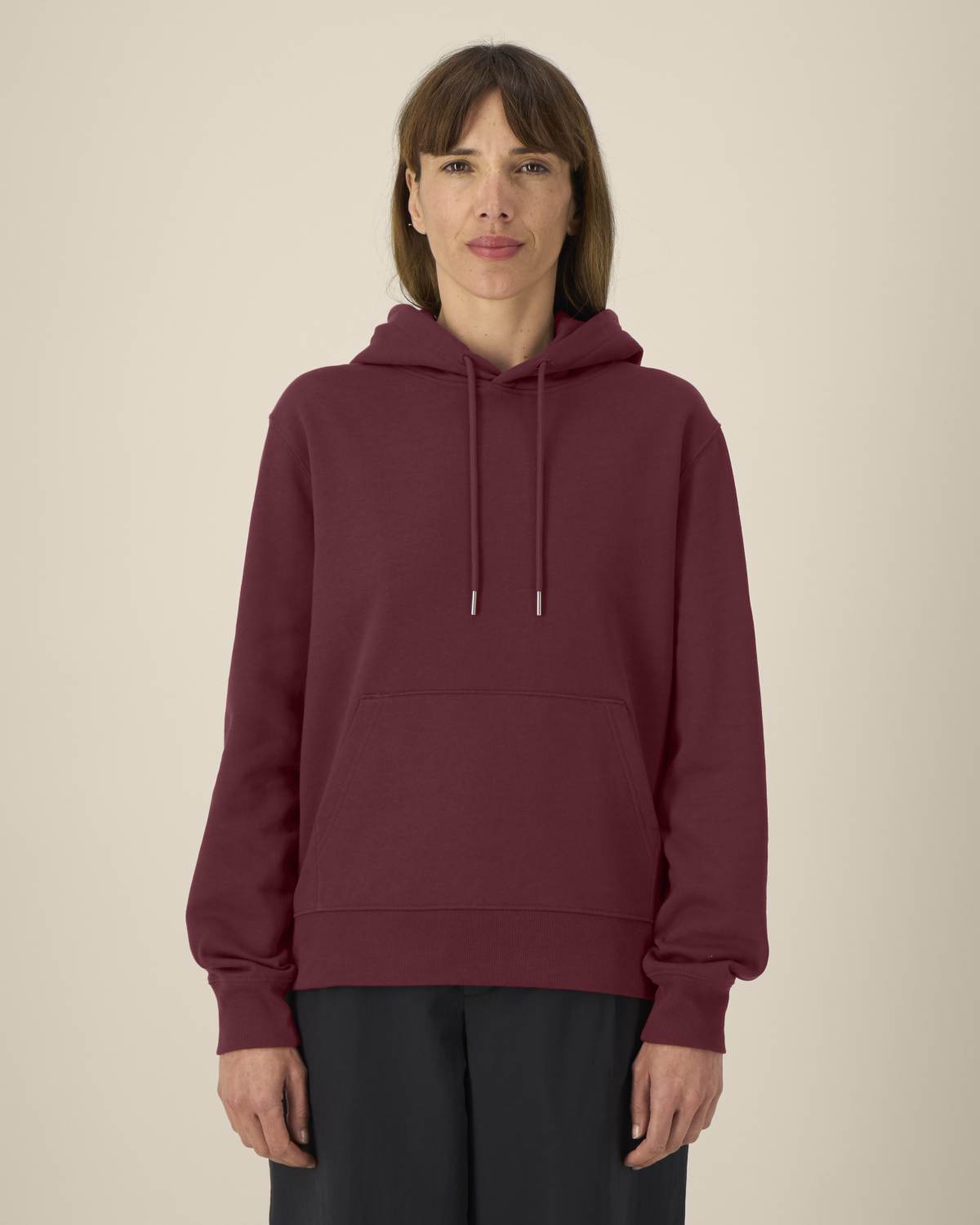 Felpa cappuccio in cotone riciclato unisex