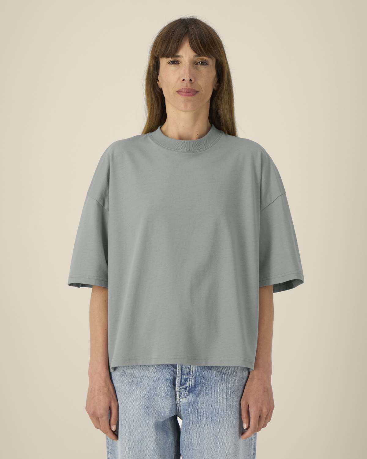 T-shirt boxy in cotone riciclato unisex