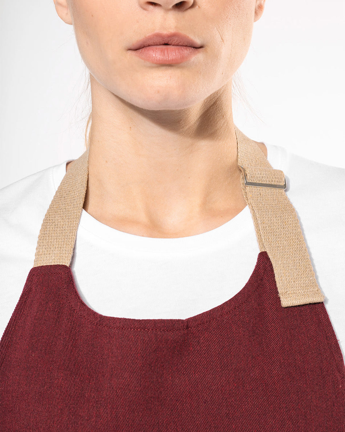 Grembiule con cintura a contrasto Unisex