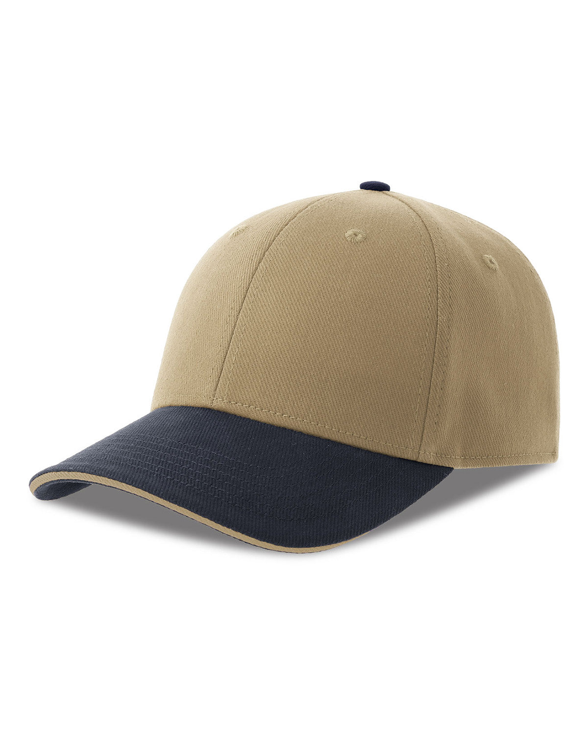 Cappellino con visiera sandwich in cotone organico