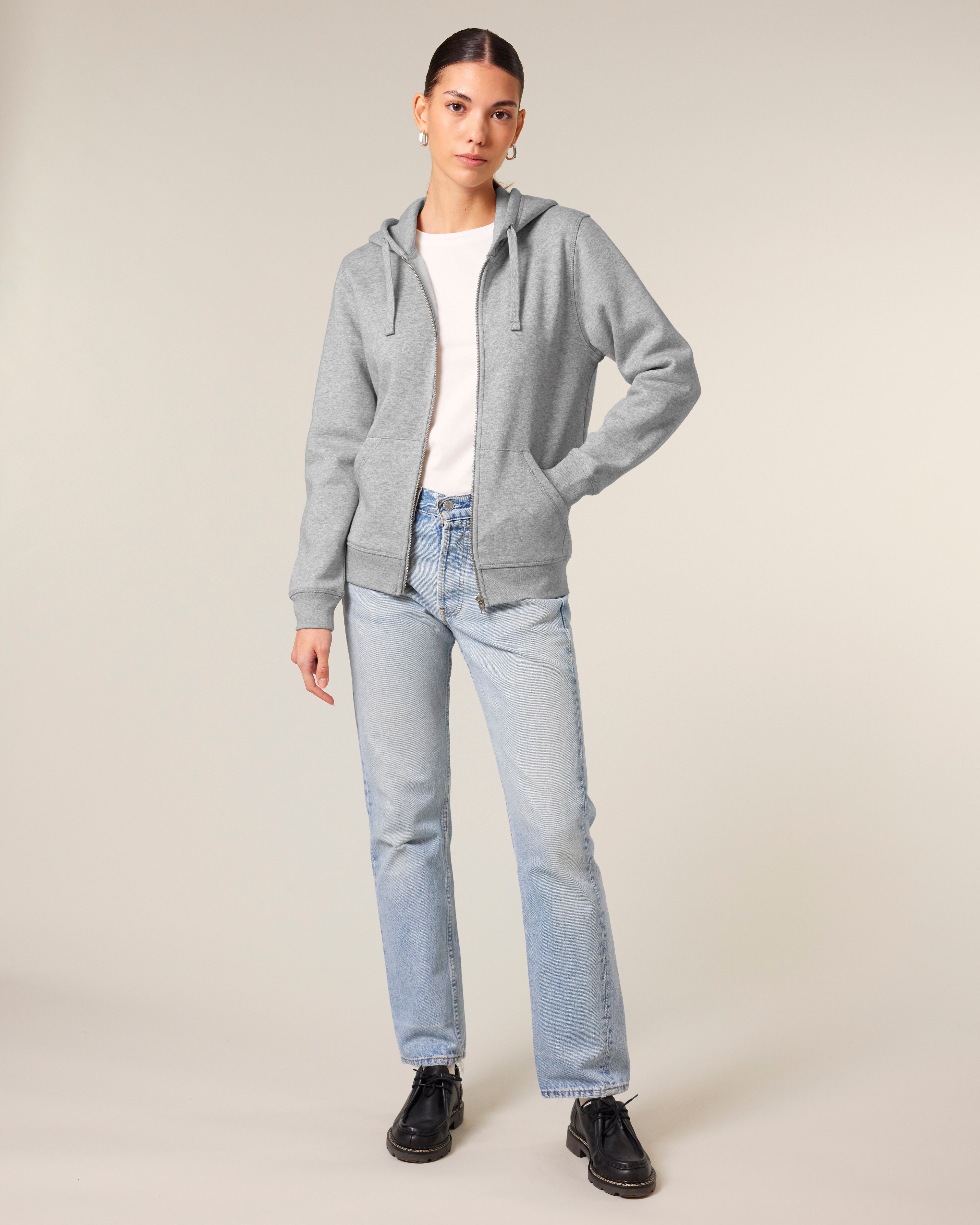 Felpa zip classic Unisex