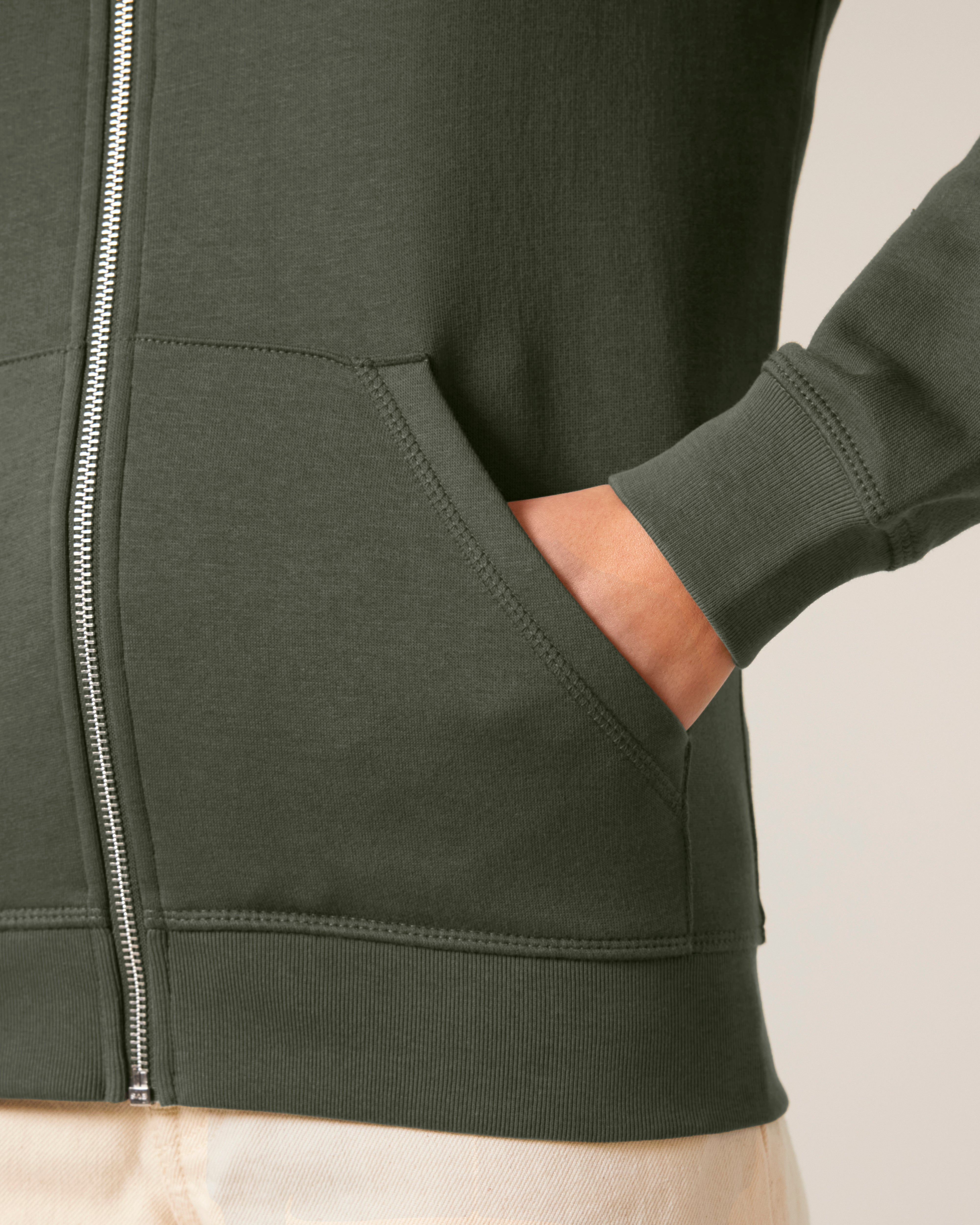 Felpa zip classic Unisex
