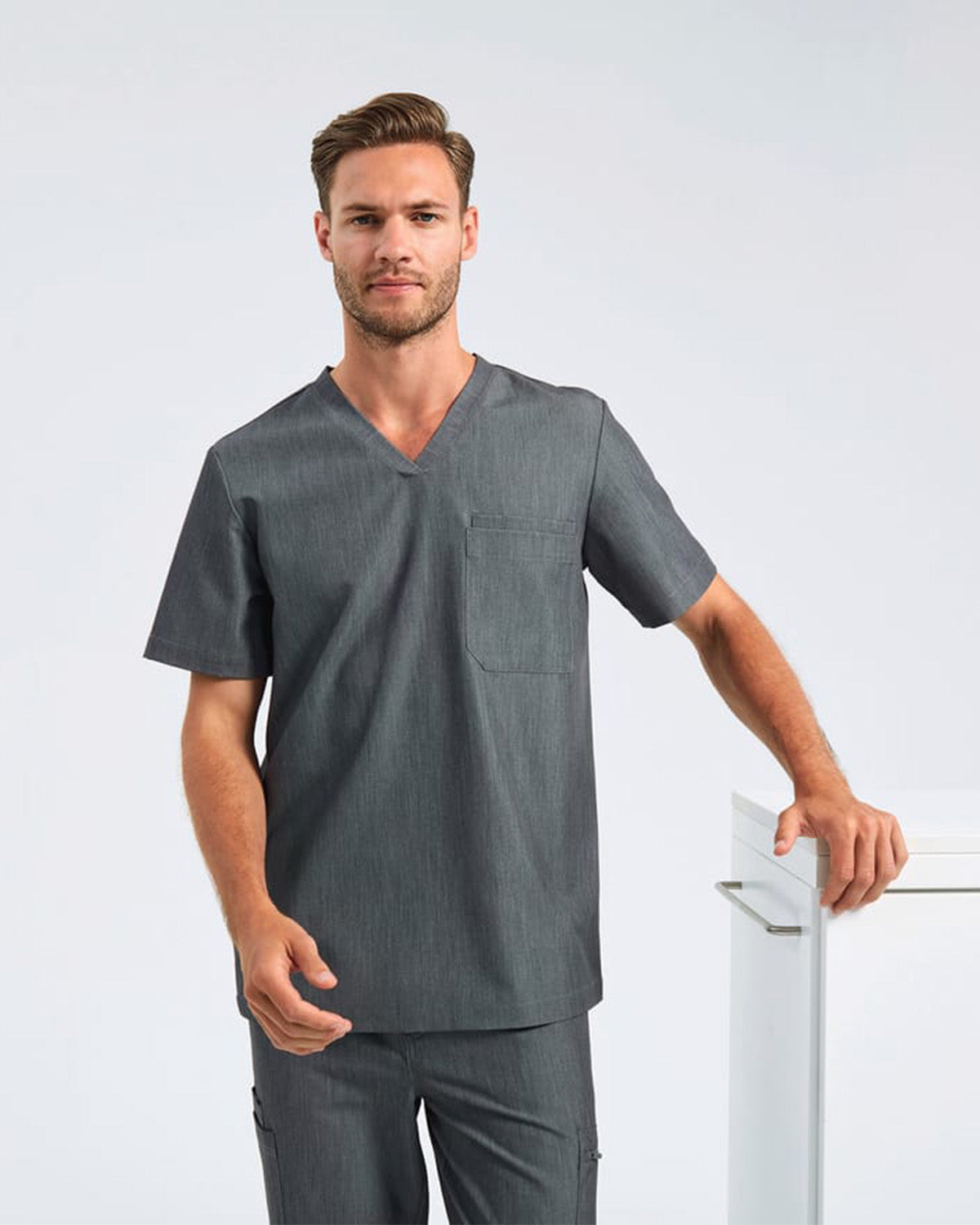 Casacca sanitaria elasticizzata Uomo