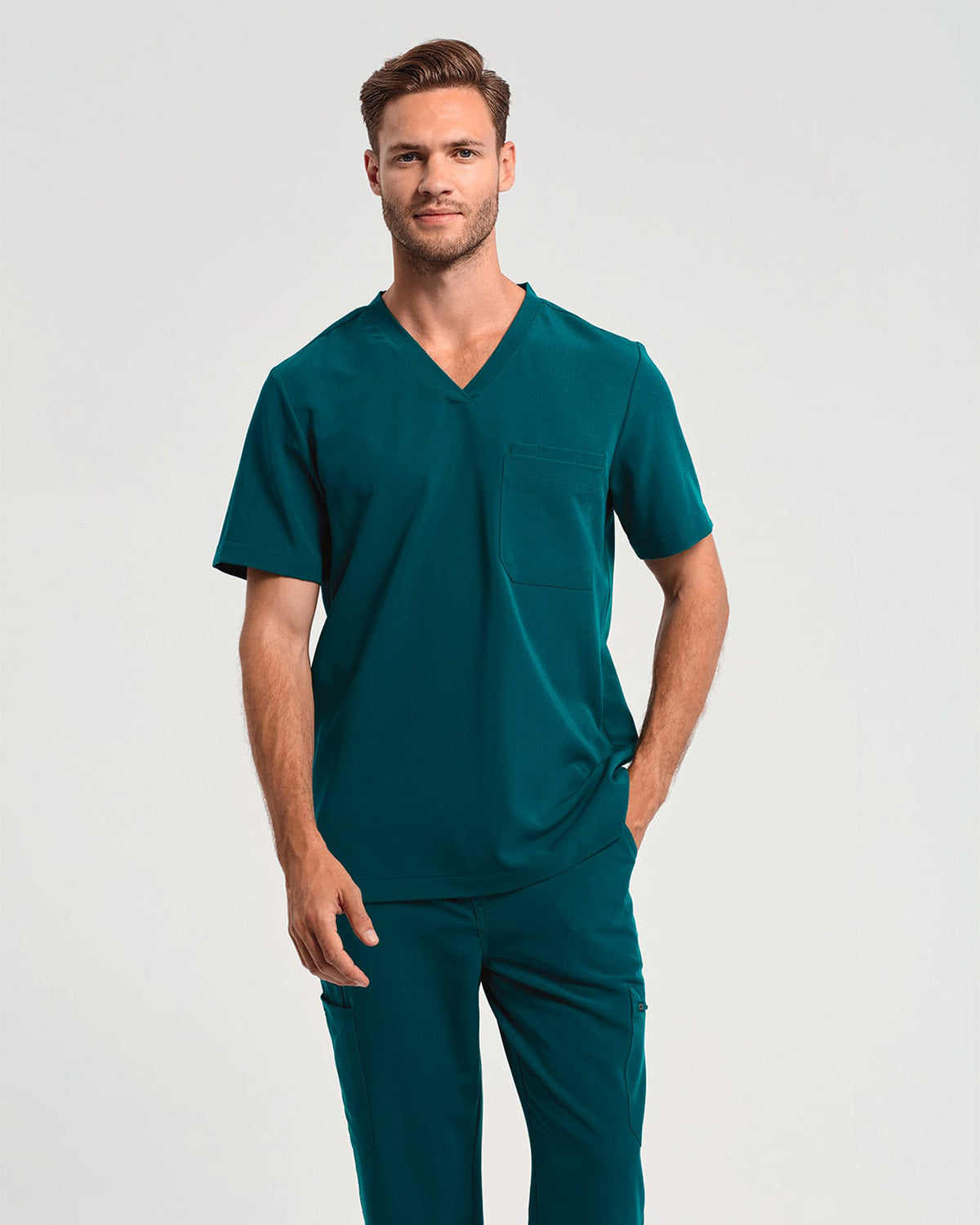 Casacca sanitaria elasticizzata Uomo