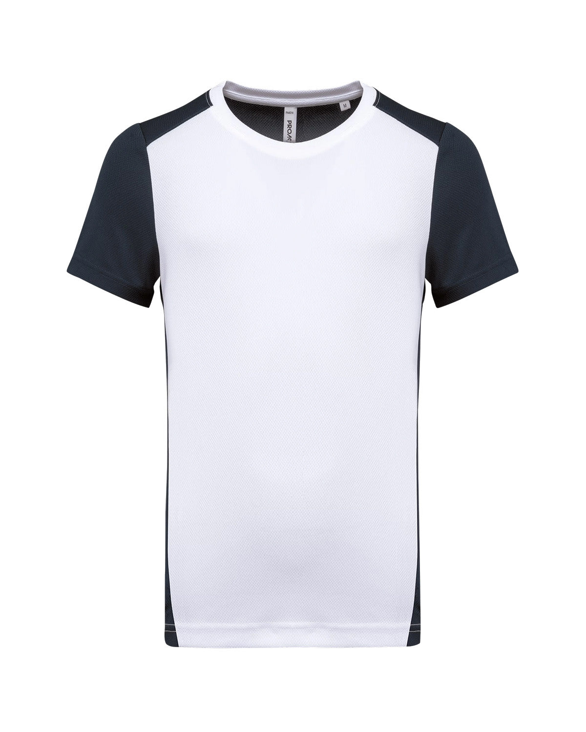 T-shirt sportiva bicolore riciclata Uomo