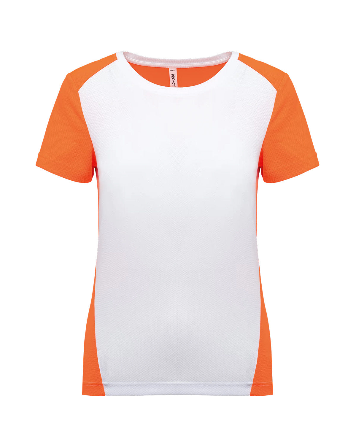 T-shirt sportiva bicolore riciclata Donna