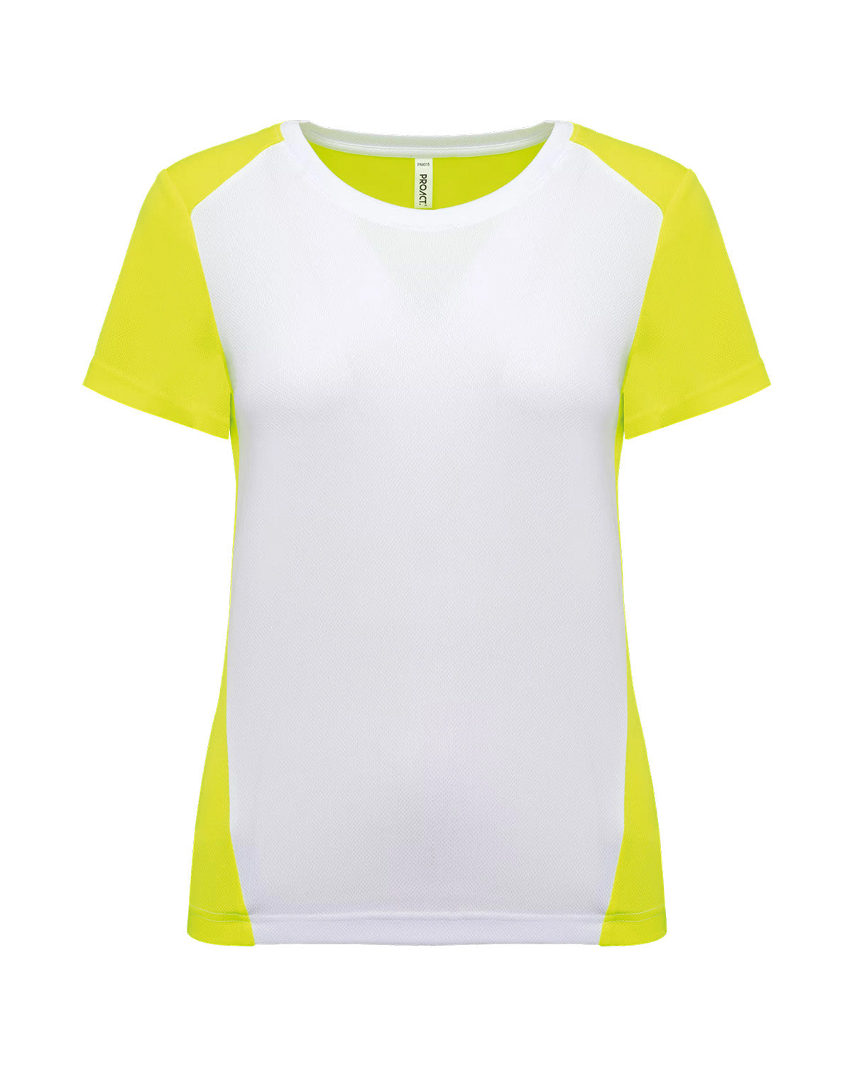 T-shirt sportiva bicolore riciclata Donna