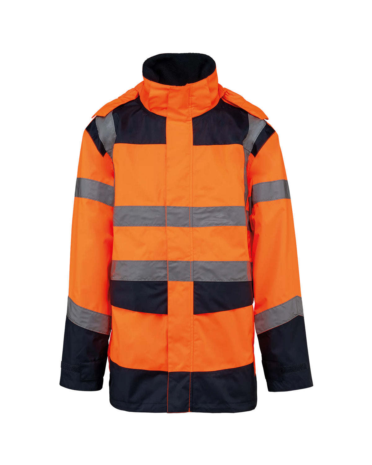 Parka alta visibilità riciclato 4 in 1 Unisex
