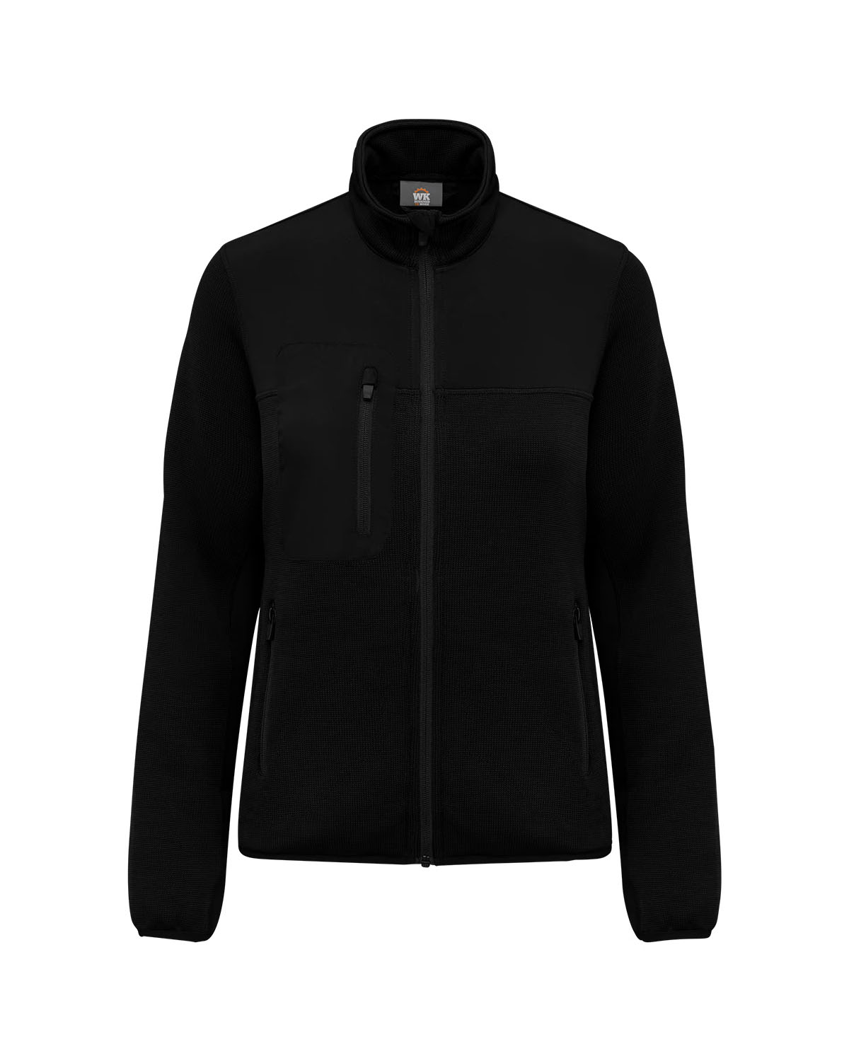 Giacca bicolore in politricot riciclato Donna