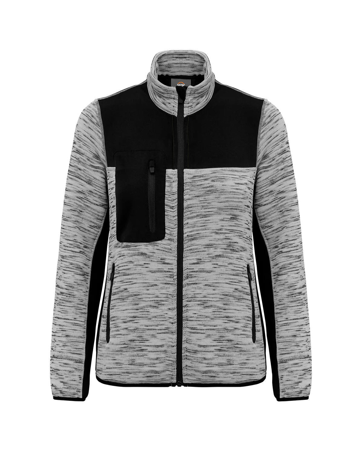 Giacca bicolore in politricot riciclato Donna