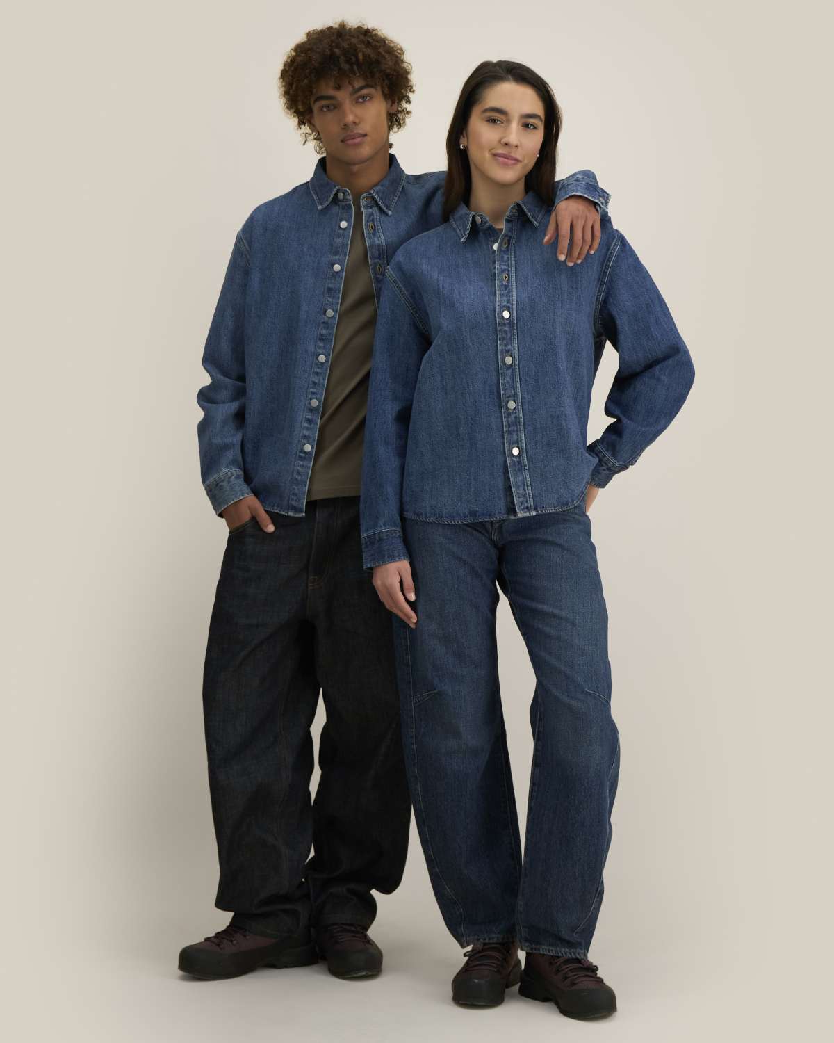 Camicia denim heavyweight unisex
