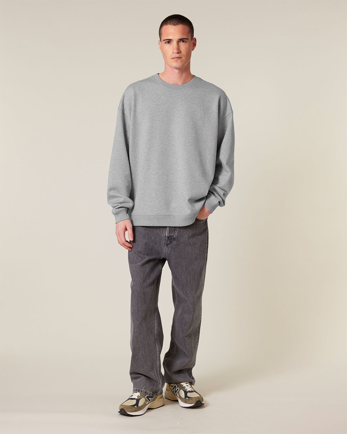 Felpa girocollo oversize Unisex