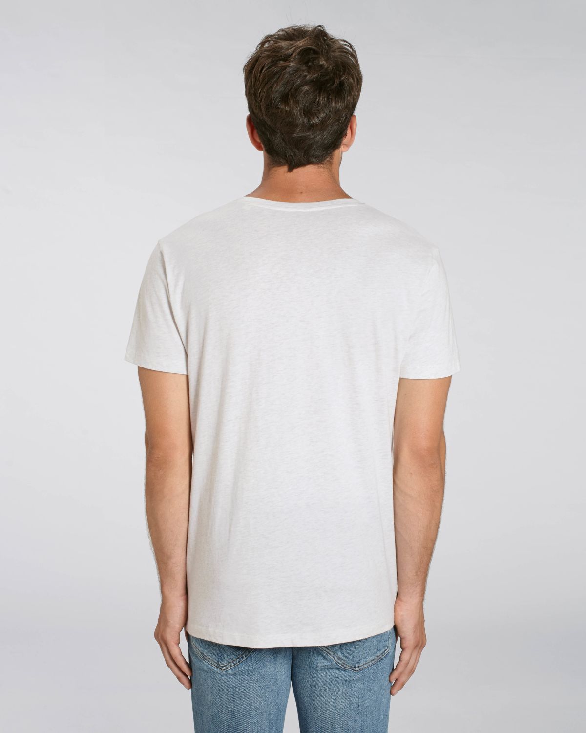 T-shirt scollo a V Uomo
