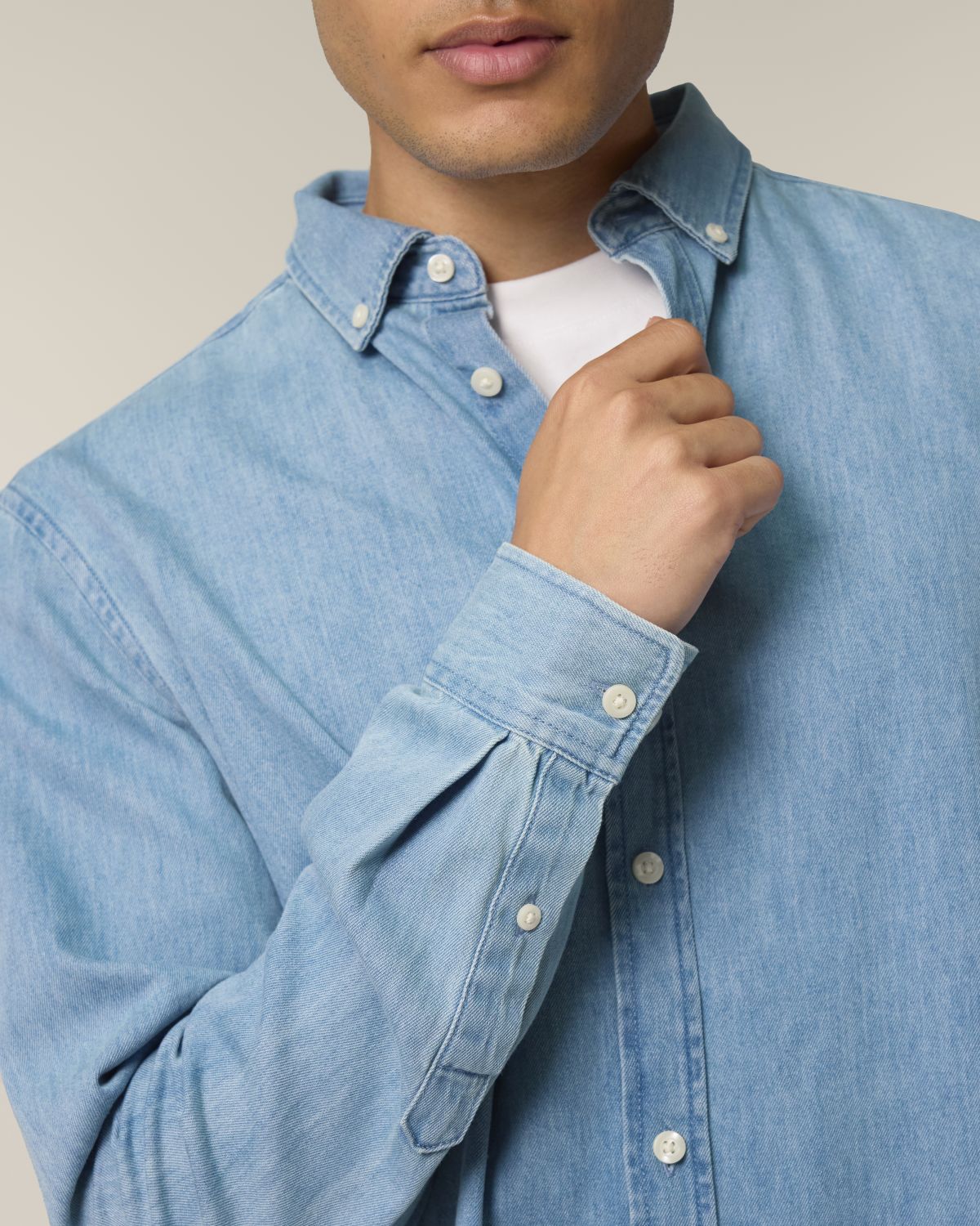 Camicia in denim Uomo