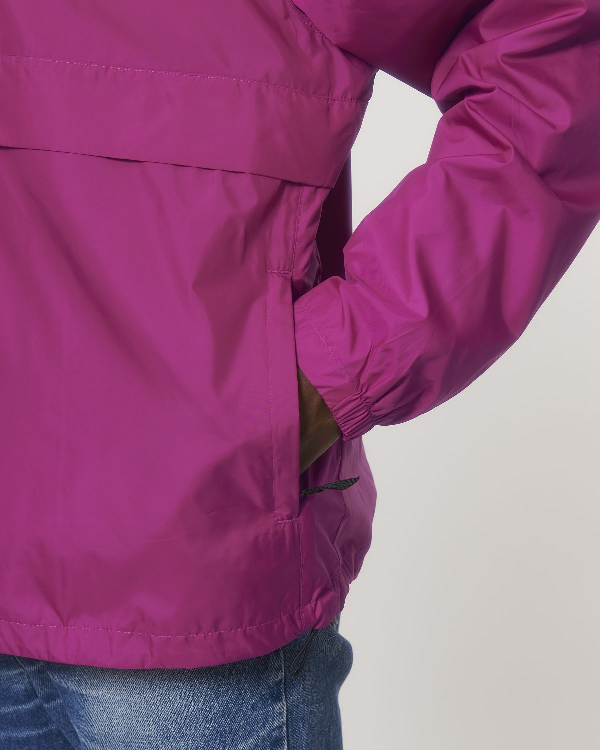 Giacca a vento mezza zip