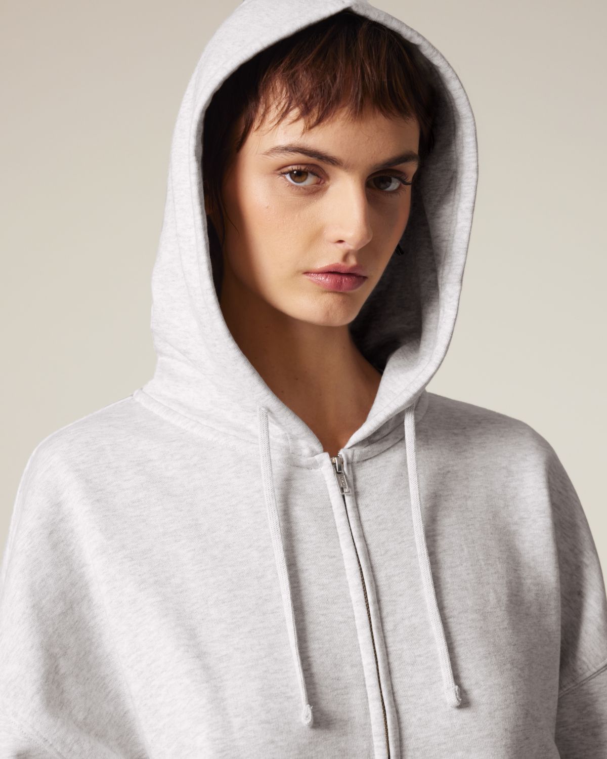 Felpa zip Donna