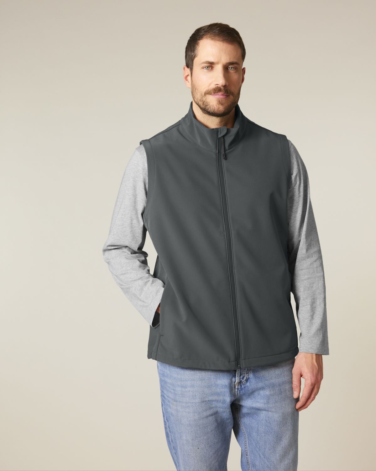 Softshell Smanicato Uomo