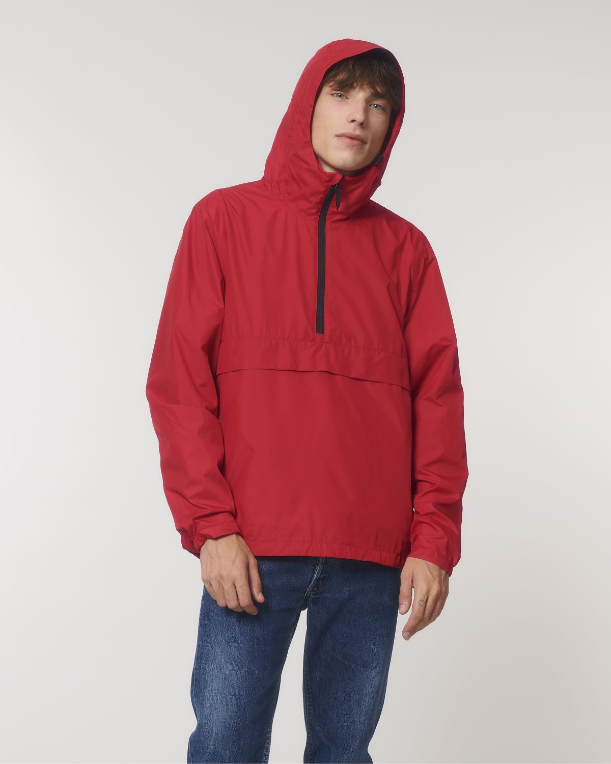 Giacca a vento mezza zip