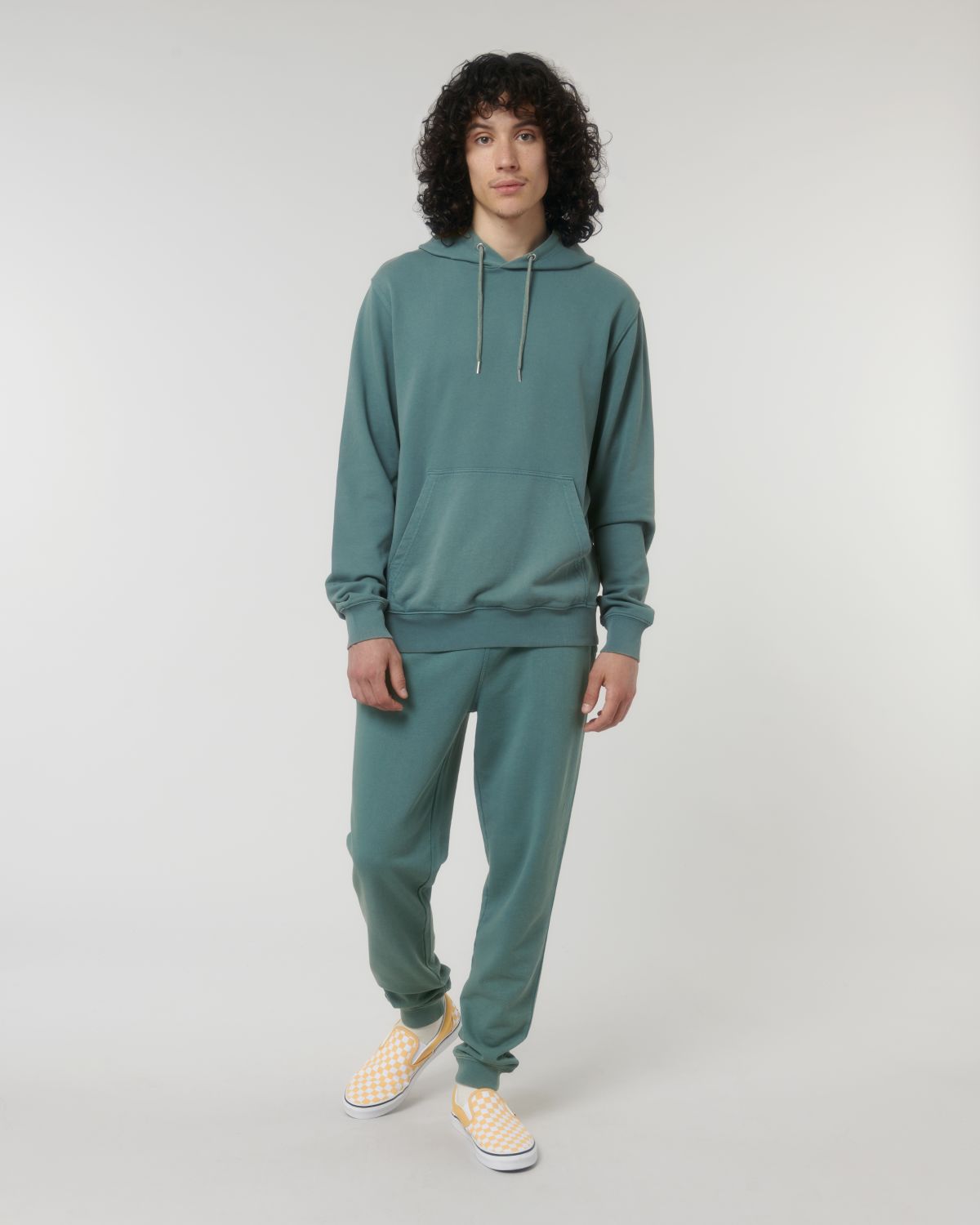 Felpa cappuccio leggera vintage Unisex
