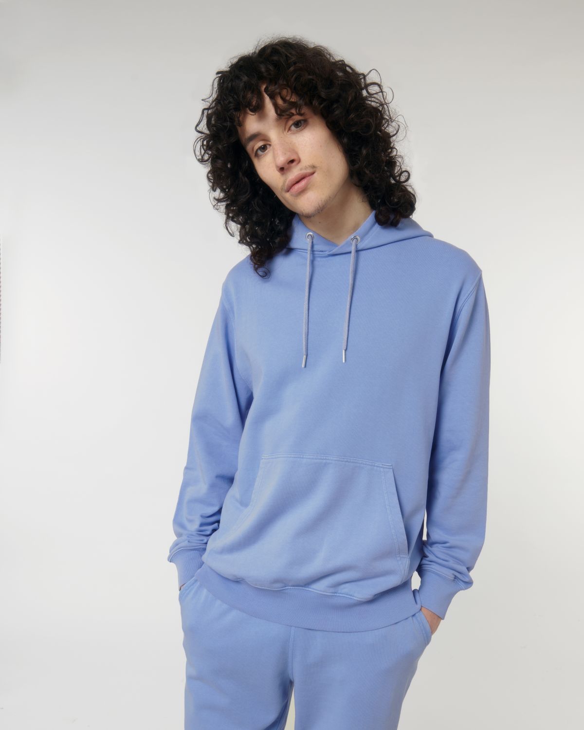Felpa cappuccio leggera vintage Unisex