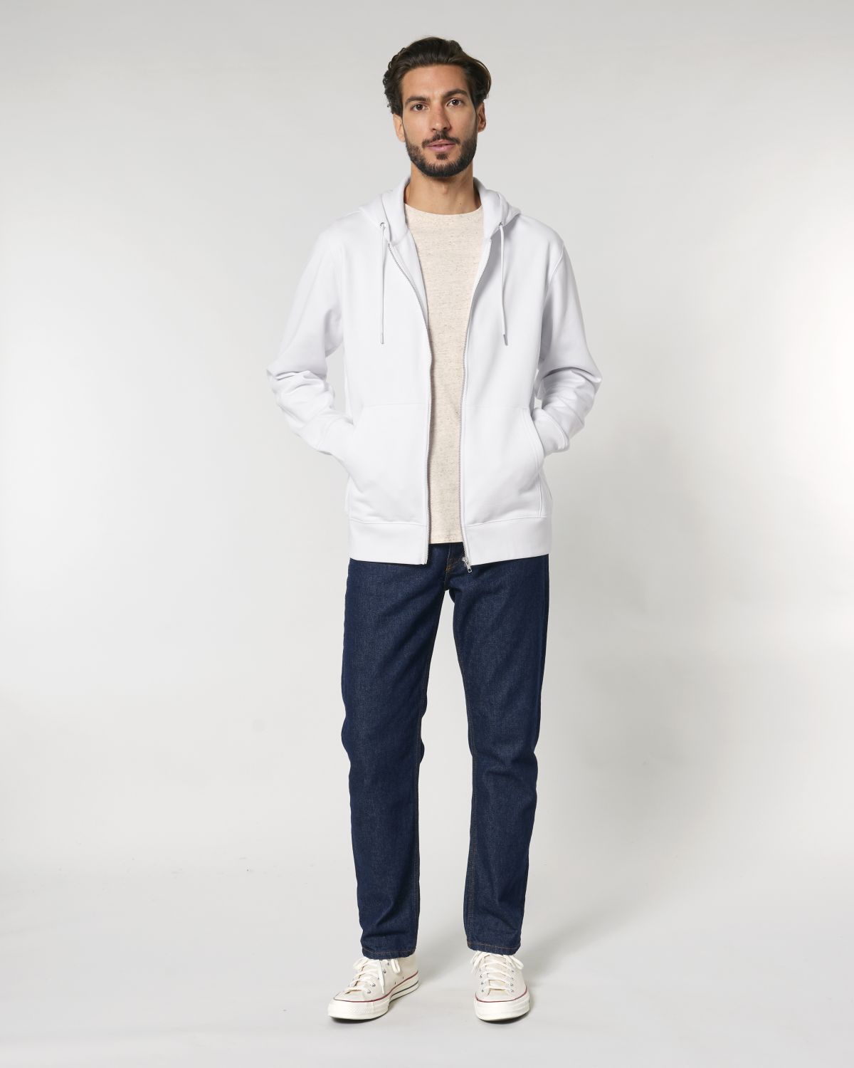 Felpa zip premium Unisex