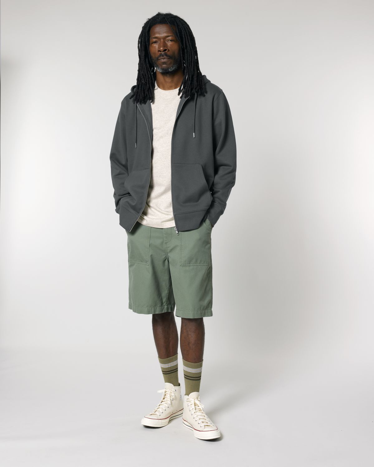 Felpa zip premium Unisex
