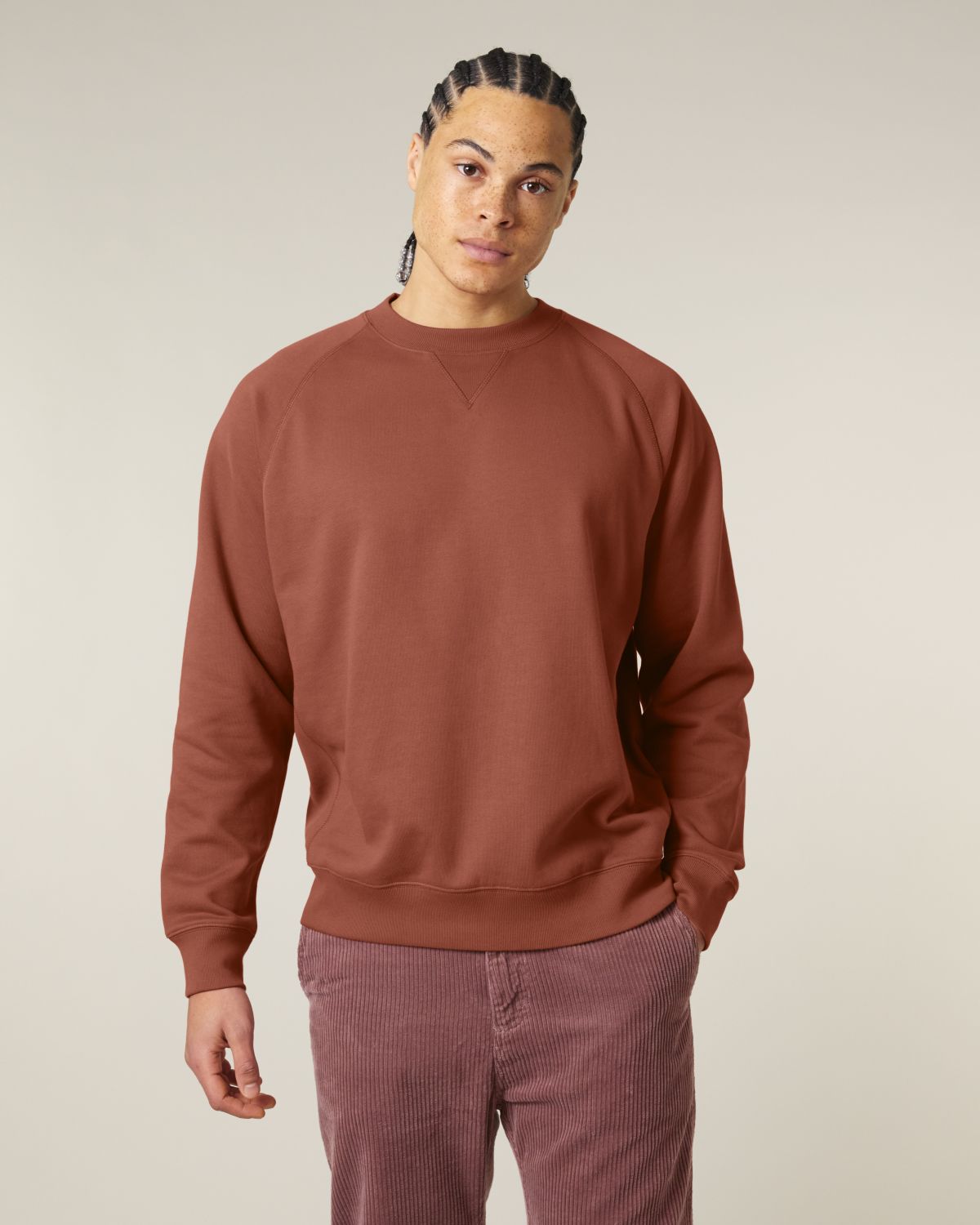 Felpa girocollo raglan Unisex