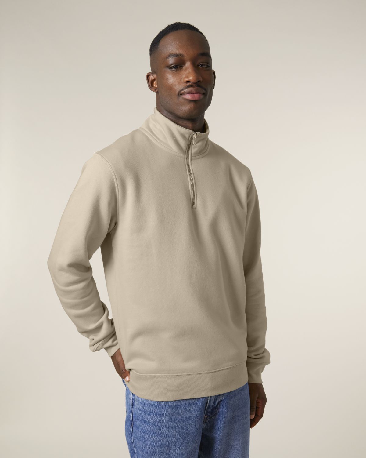 Felpa zip 1/4 Unisex