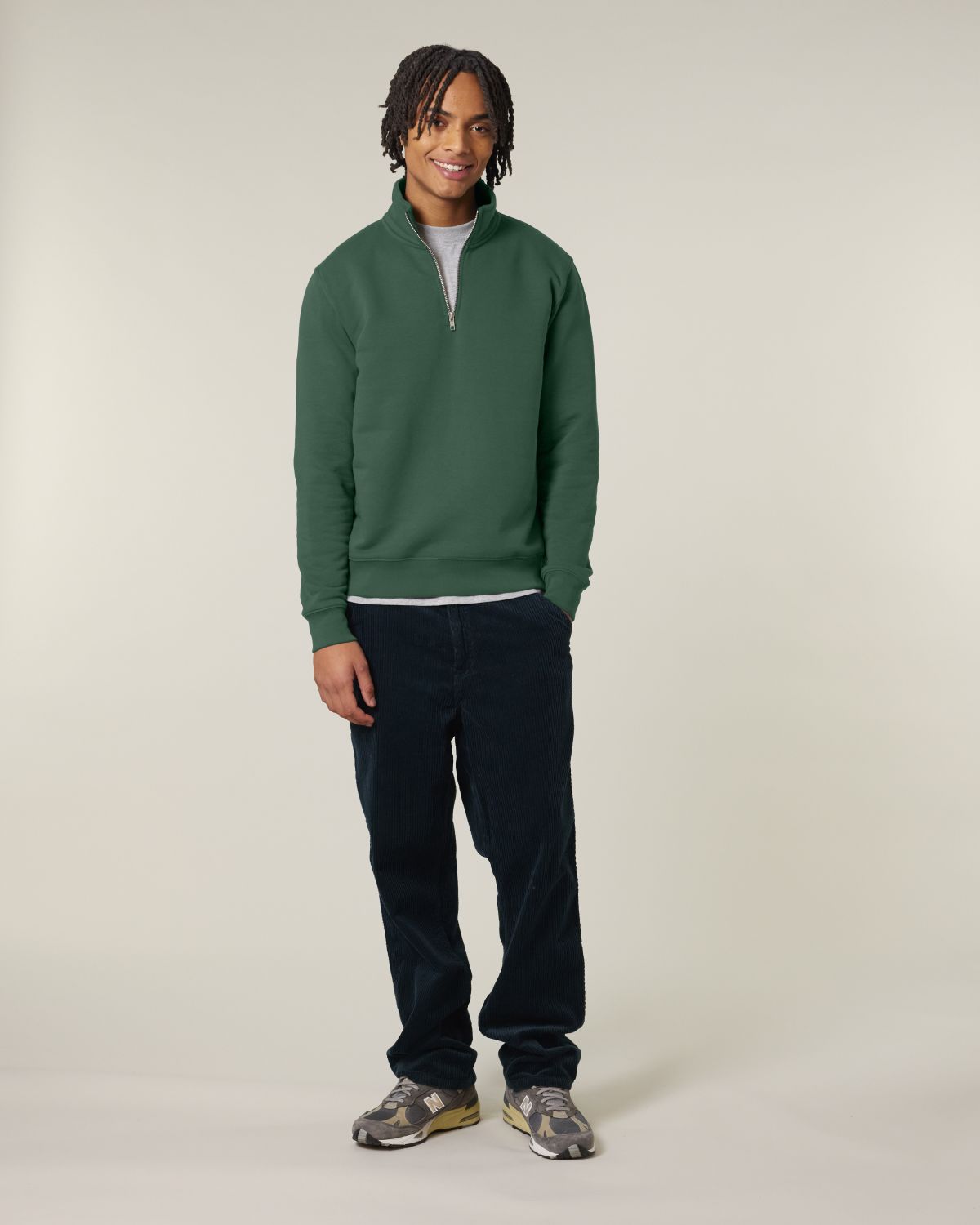 Felpa zip 1/4 Unisex