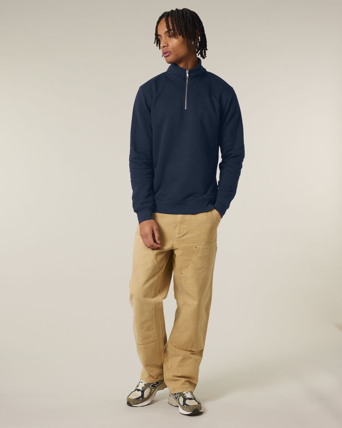Felpa zip 1/4 Unisex