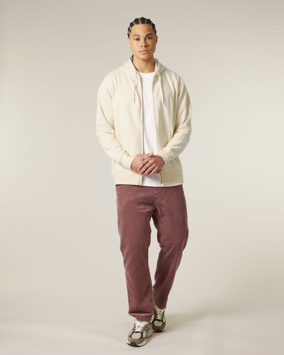 Felpa zip mid-light unisex