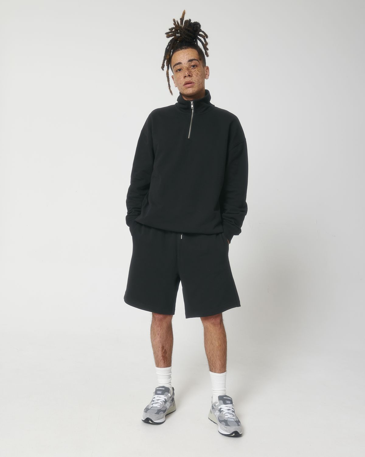 Felpa mezza zip dry Unisex