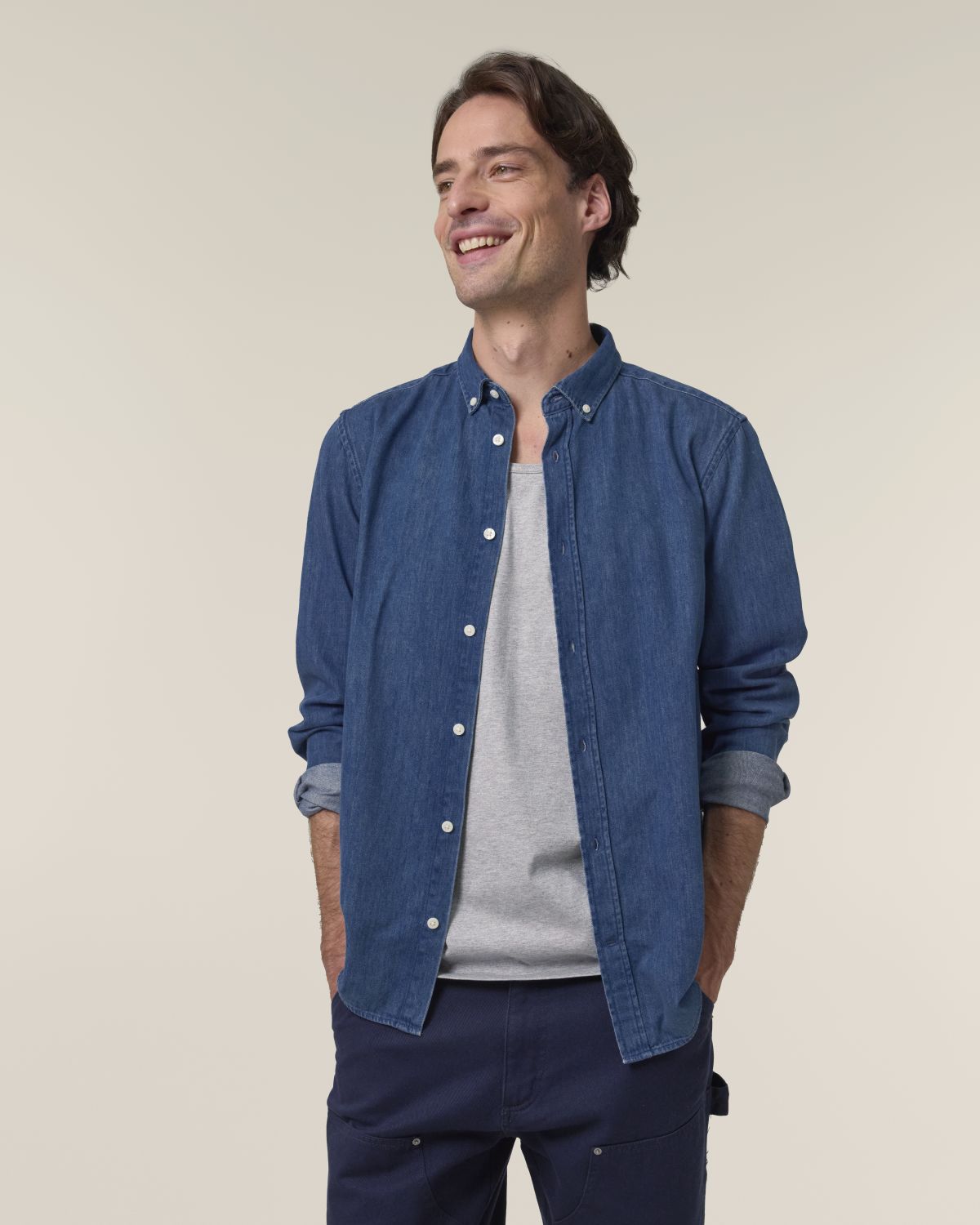 Camicia in denim Uomo