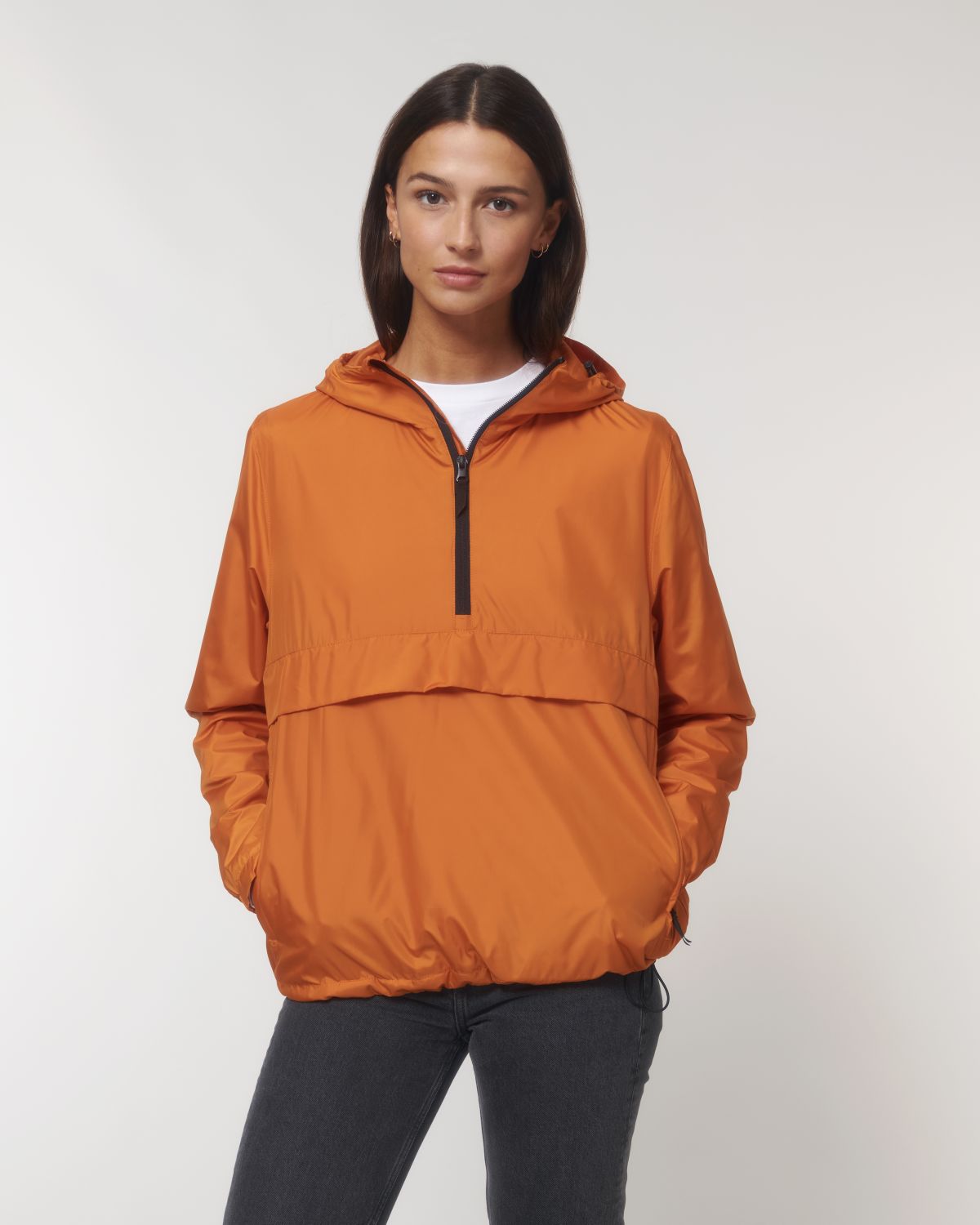 Giacca a vento mezza zip