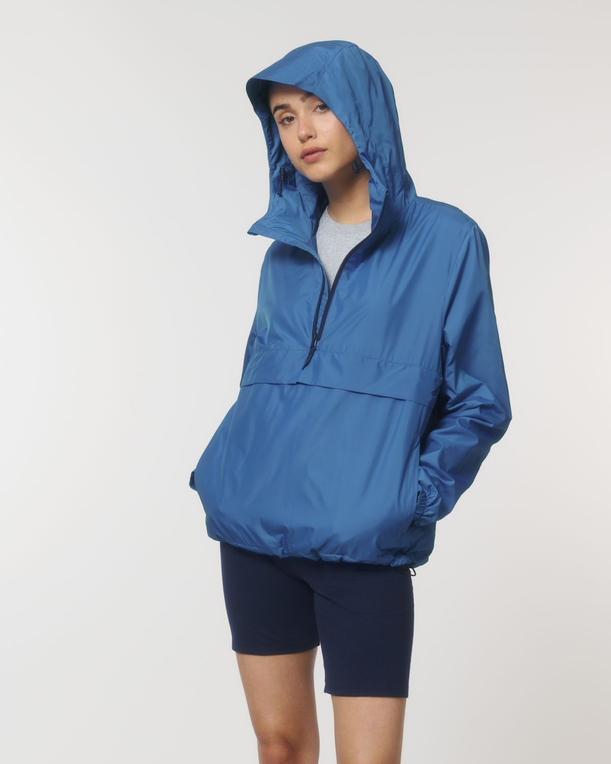 Giacca a vento mezza zip