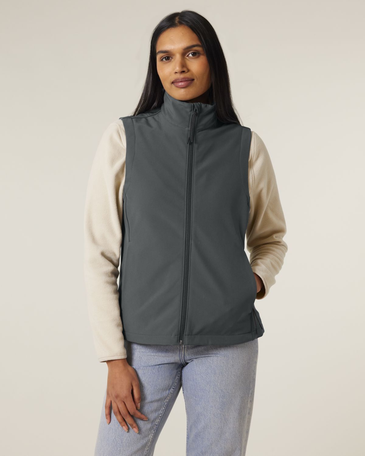 Softshell Smanicato Donna