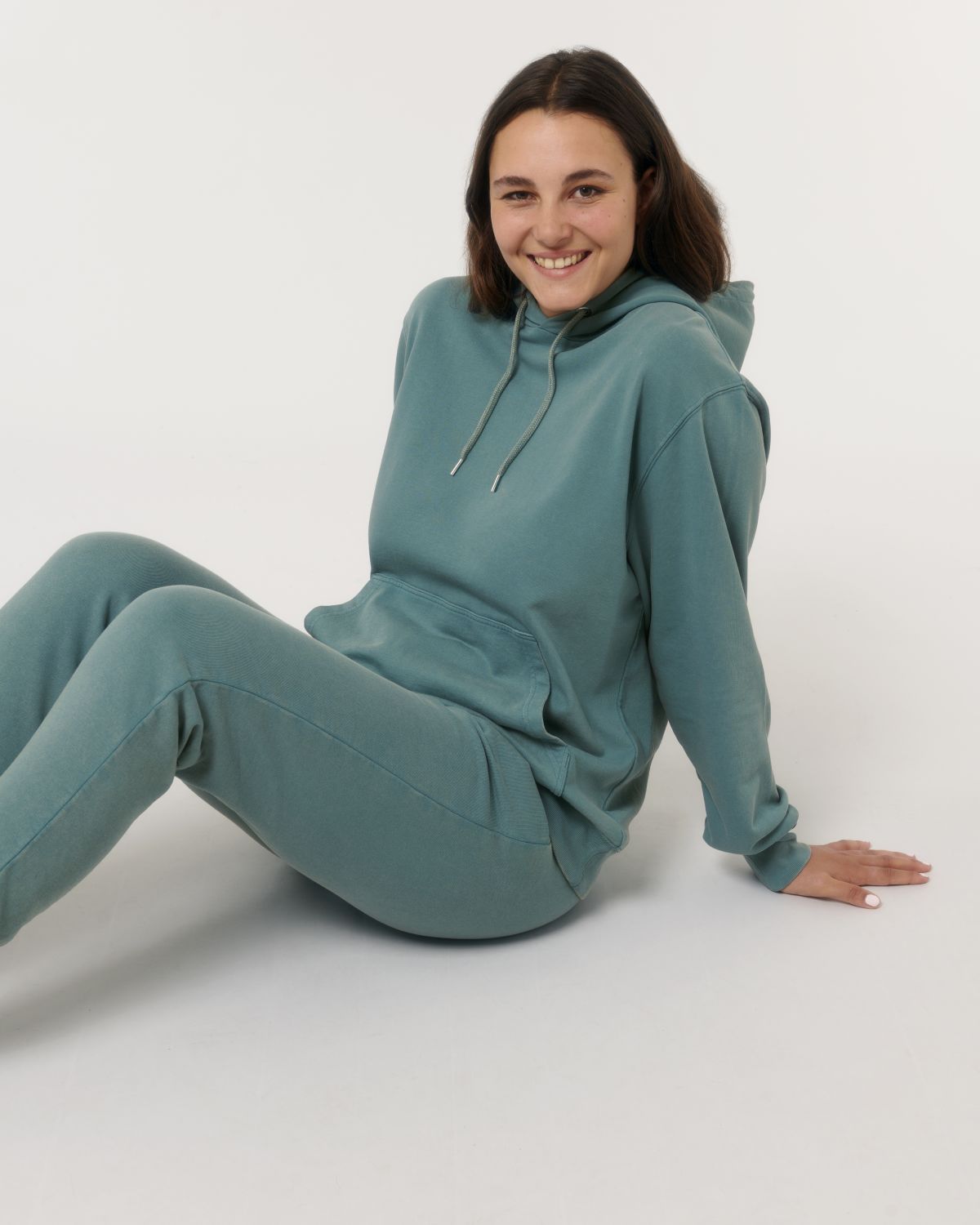 Felpa cappuccio leggera vintage Unisex