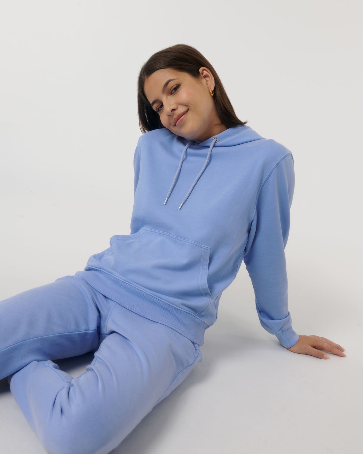 Felpa cappuccio leggera vintage Unisex