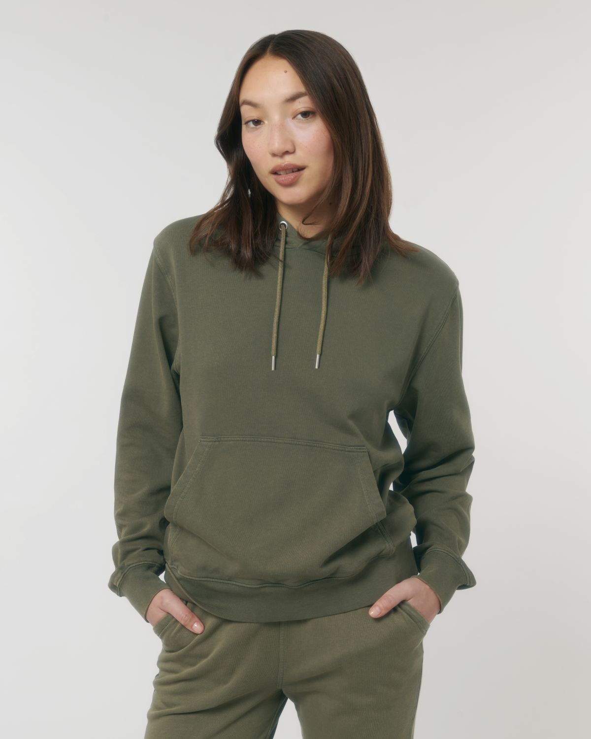 Felpa cappuccio leggera vintage Unisex